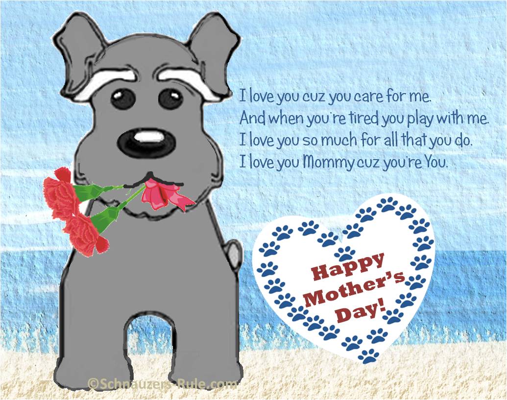 Mothers Day Dog Gifts Poems And Free Dog Ecard